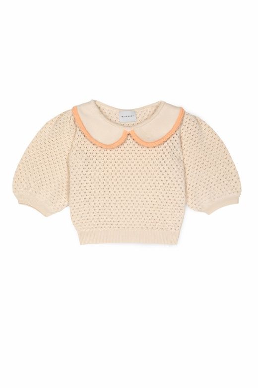 Carola Kurzarmpullover