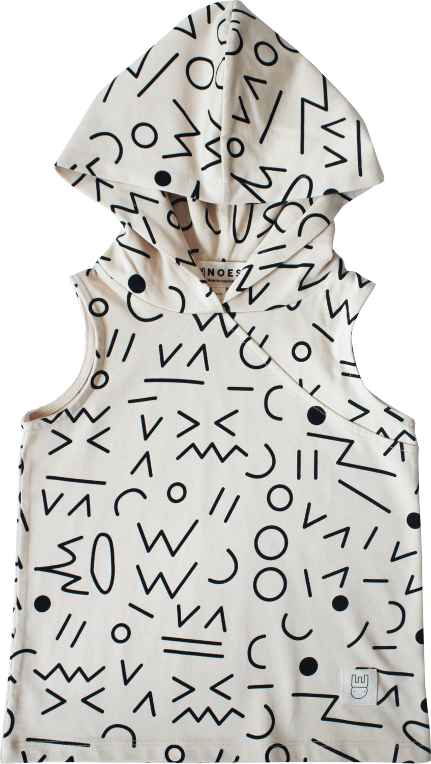 Printed Hip Hop Top, Size: 6-7Y