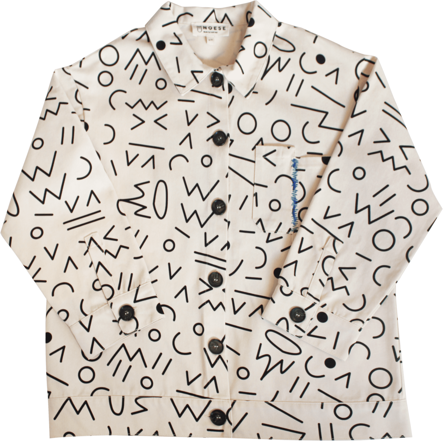 Printed Canves Jacke, Size: 6-7Y