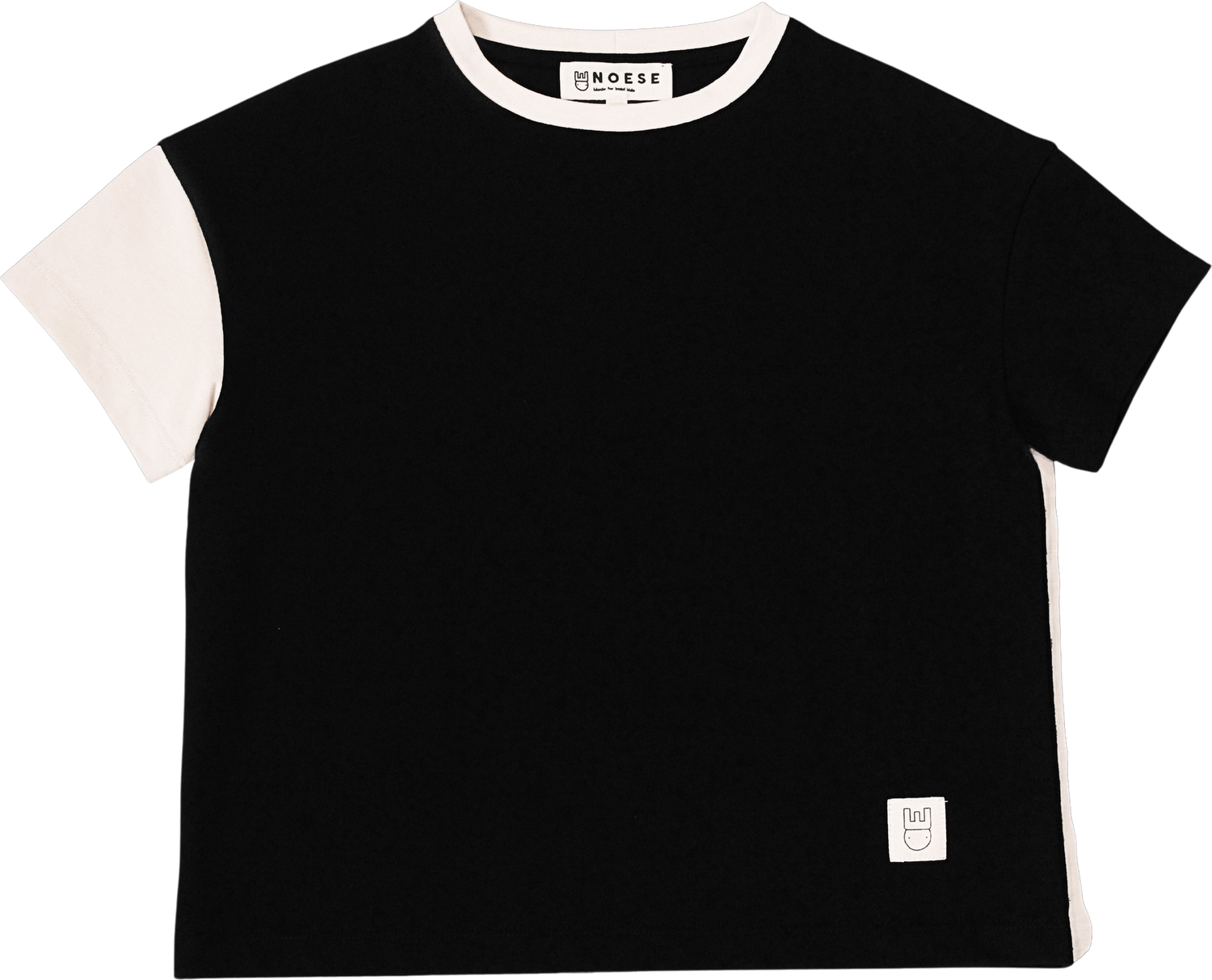 Needle Case T-Shirt Schwarz, Size: 4-5y