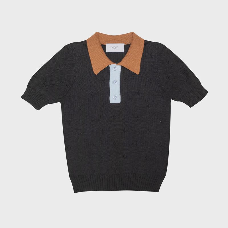 Polo Shirt Lemonade , Schwarz