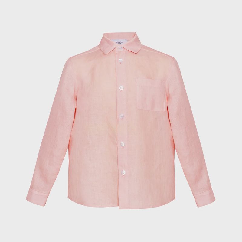 Leinenhemd Afternoon - Pink