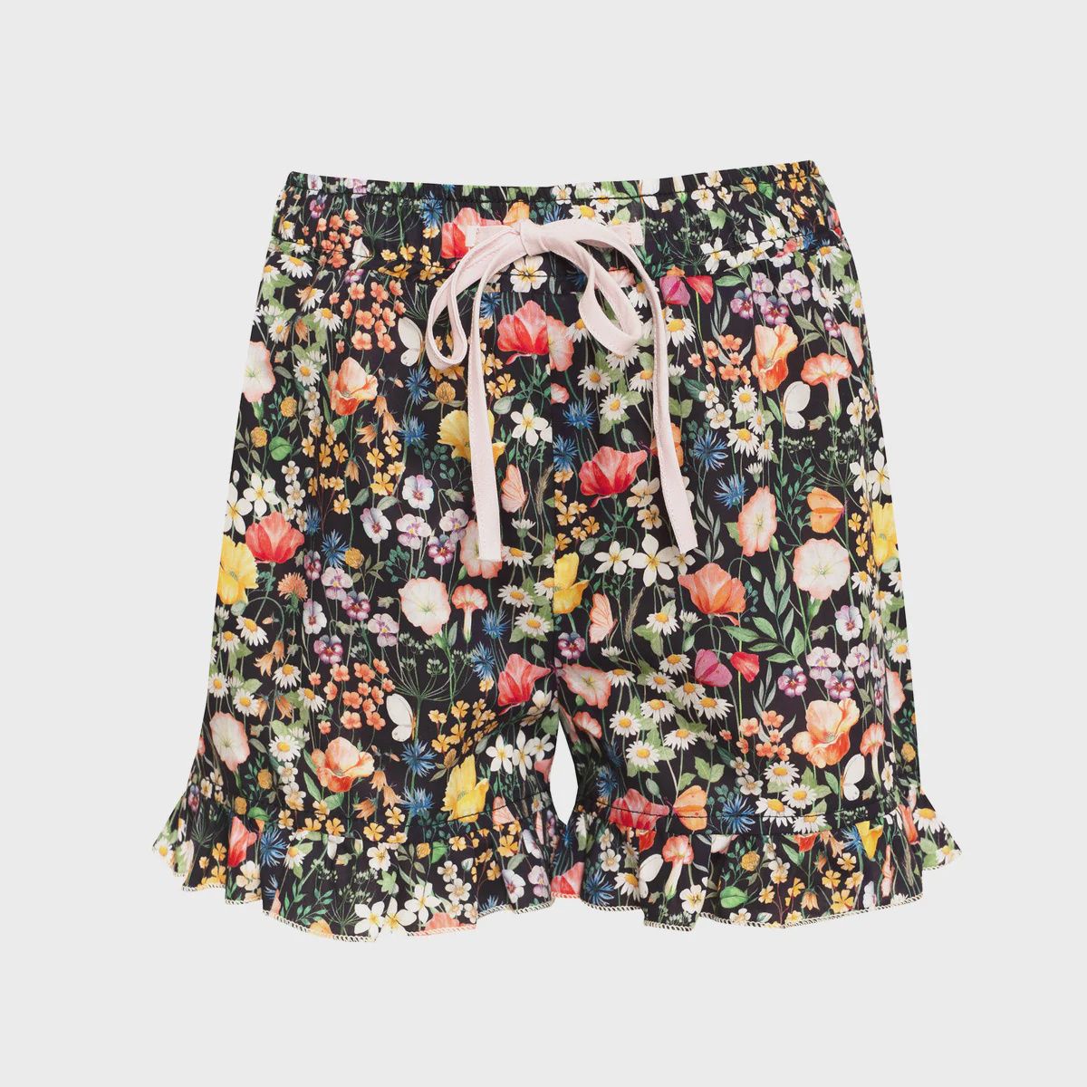 Shorts Wildflower - Schwarz, Size: 8Y