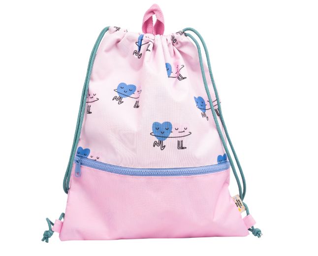 Kordelzugtasche Dancing Hearts