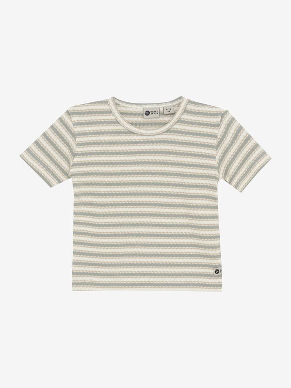 T-shirt Streifen Weiss