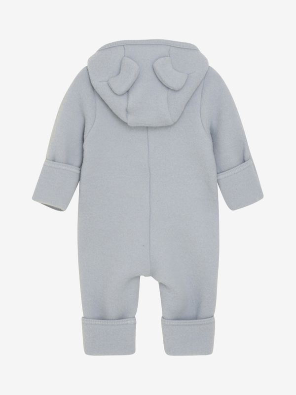 Overall mit Ohren Wollefleece Blaugrau