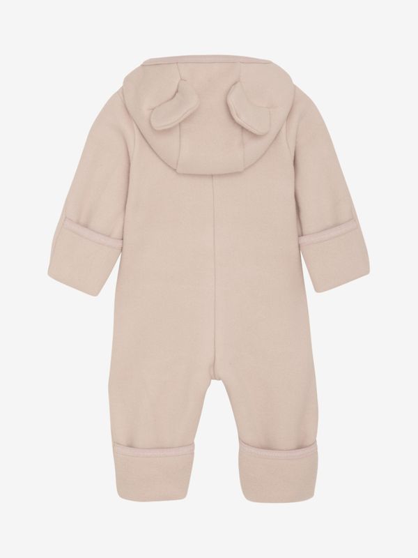 Overall mit Ohren Fleece Rosa