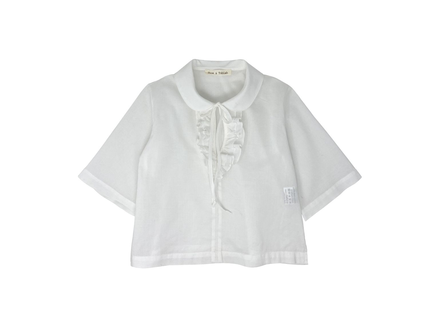 Bluse mit Kragen Weiss, Size: 5Y
