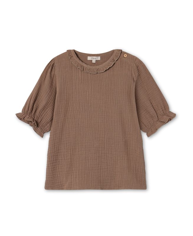 Blooming SS Blouse Pine Bark
