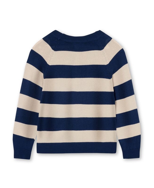 Favo Pullover Streifen Insignia Blue/Sandshell Pullocer