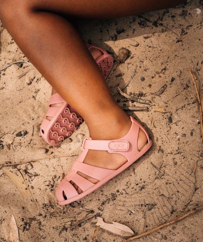 Nemo Solid Rosa Sandalen