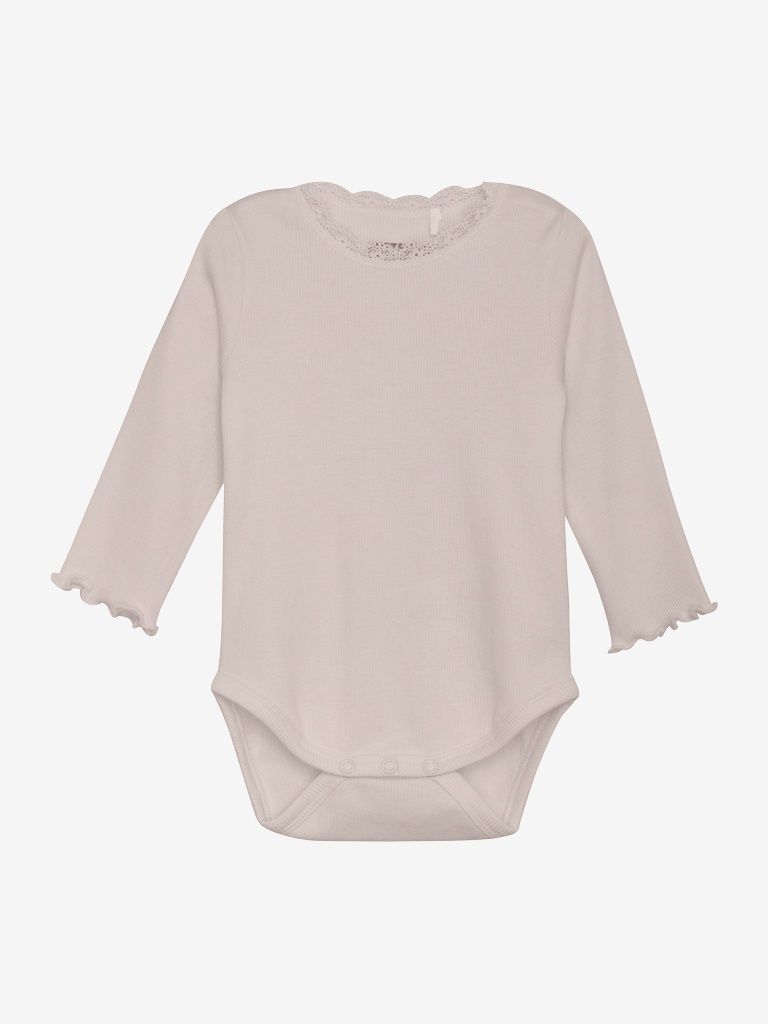 Body LS Rib Sepia Rose, Size: 56