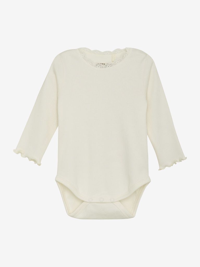Body LS Rib Antique White, Size: 56
