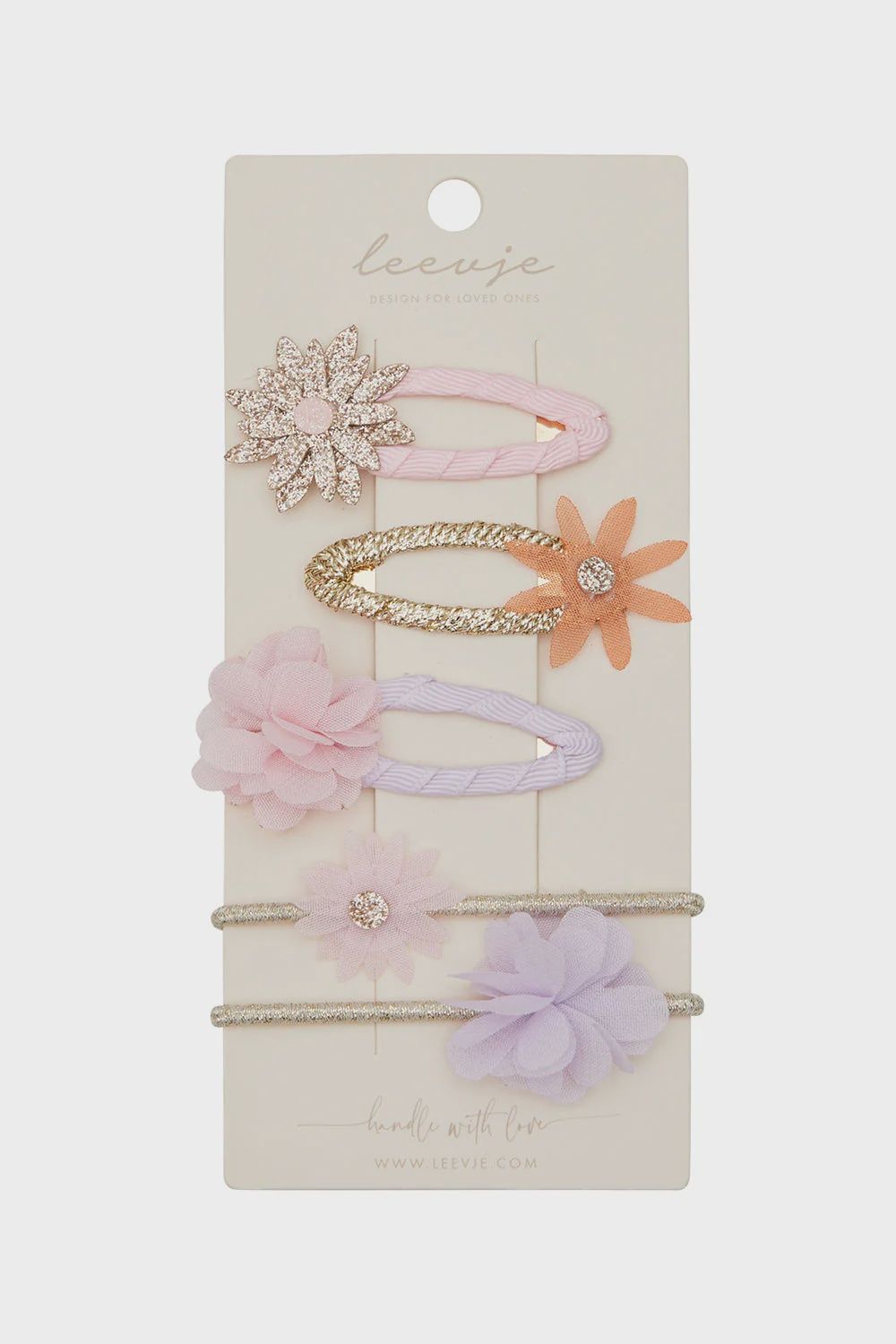 Haarspangen &#39;flower power mix&#39;