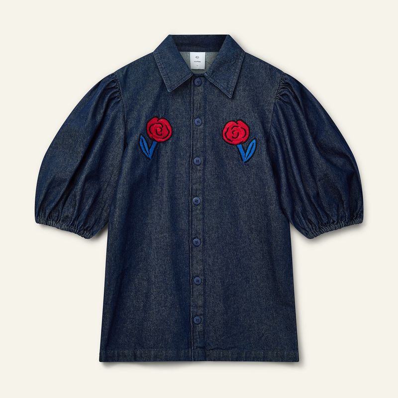 Annka Hemdkleid  - Denim Rinse Wash