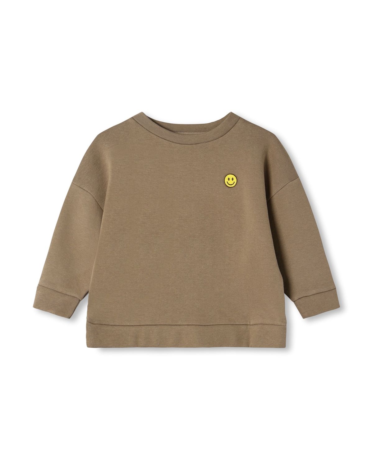 Alvin Langarmshirt Streifen - Pine Bark, Size: 2Y/92