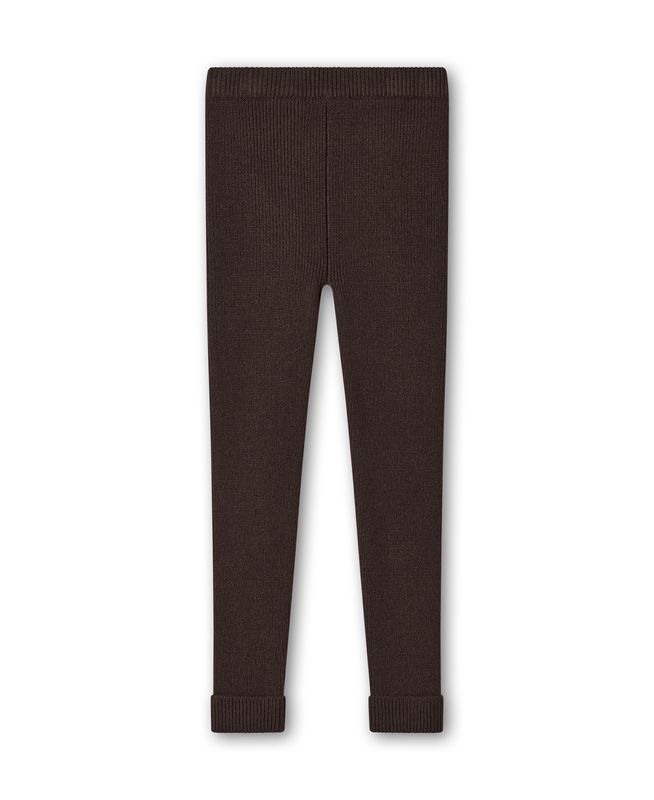 Benna Rippenleggings Coffe Bean