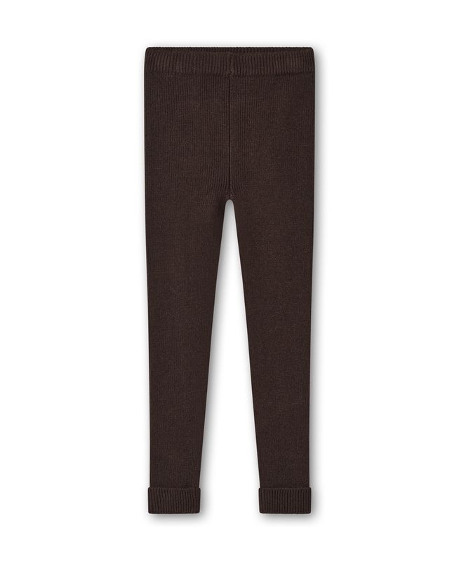 Benna Rippenleggings Coffe Bean