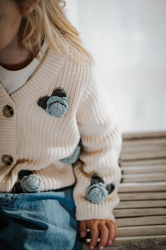 Cool Flower Cardigan