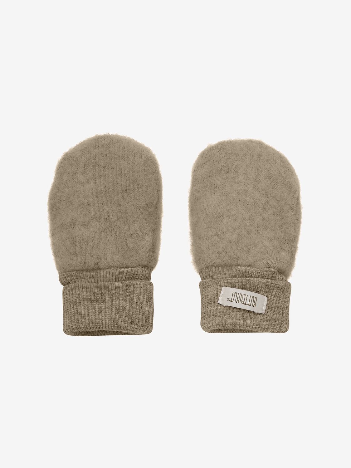 Fäustlinge aus Wolle und Fleece, 2-lagig, Color: Savannah Melange, Size: 86\92