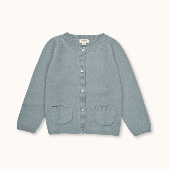 Bobbie Kaschmir Cardigan Baby, Size: 12M, Color: Dove