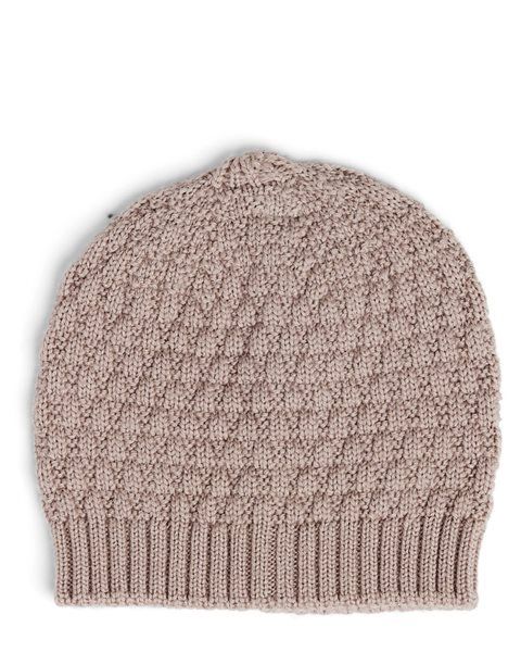 Baby Mütze, Merinowolle, Puder, Size: 56/62