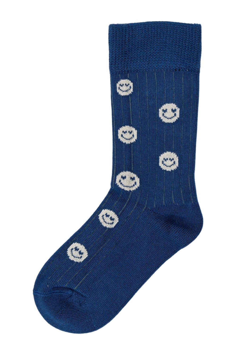 Minipop Bamboo Cobalt Smile Socken, Size: 19/22