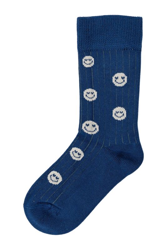 Minipop Bamboo Socken Cobalt Smile