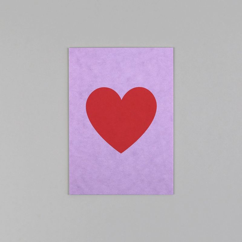 Set Magnet mit Postkarte Helene + Herz
