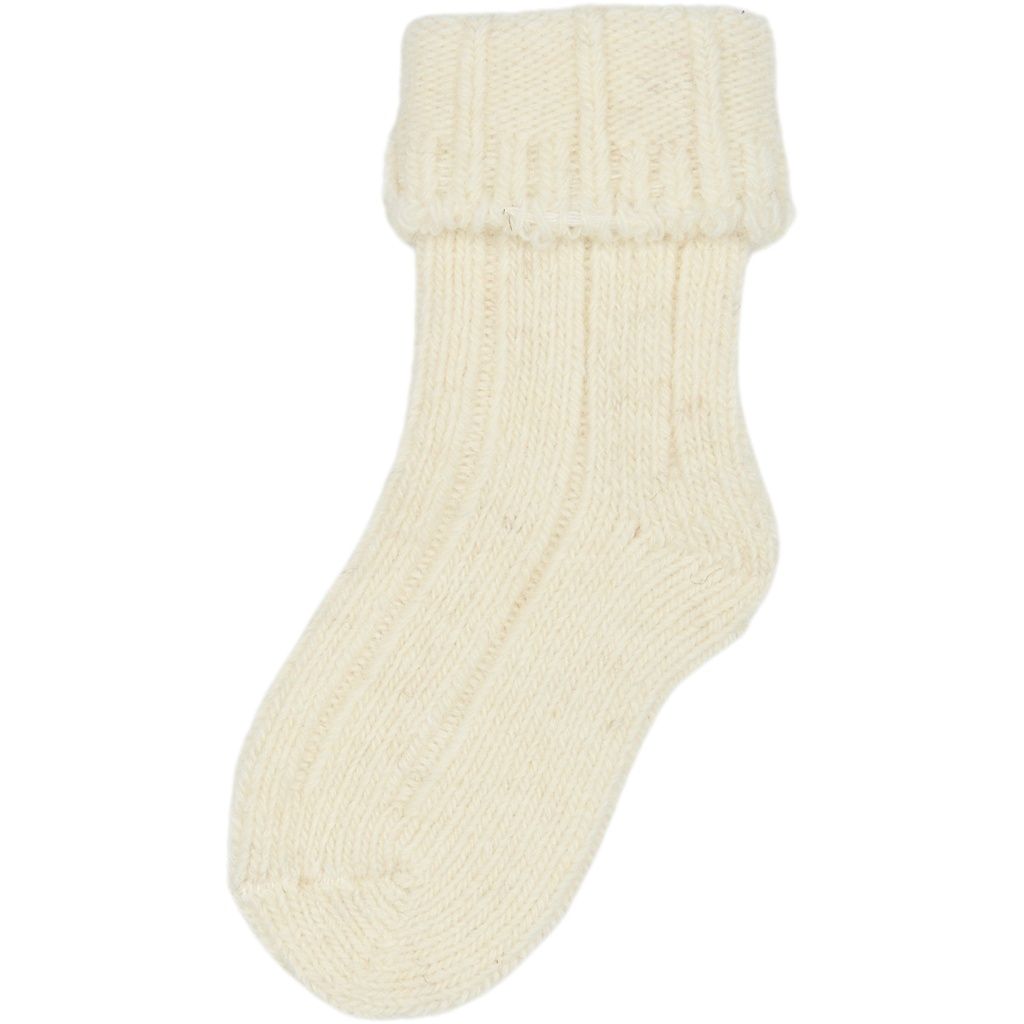 MiniPop Wolle Baby Socken, Color: Light Grey, Size: 15/18