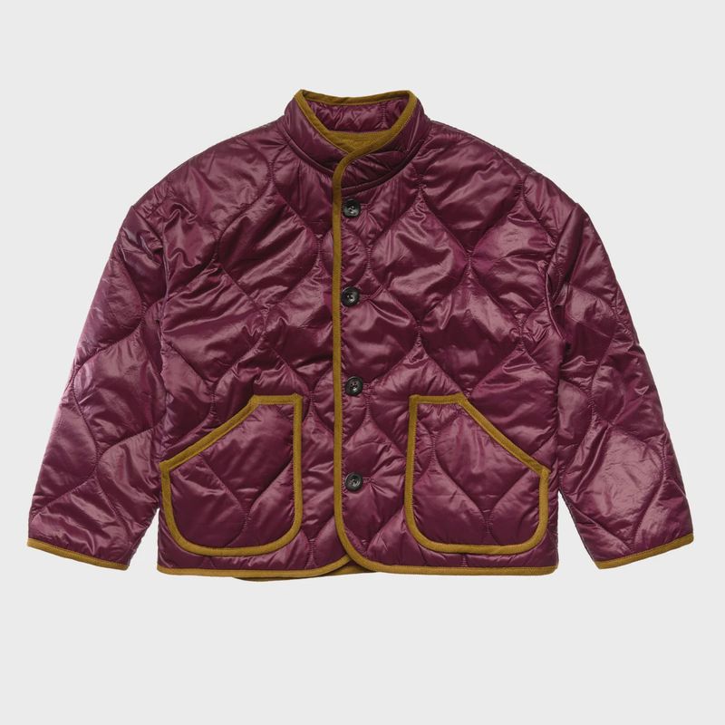 Puffer Jacke Nico, Aubergine