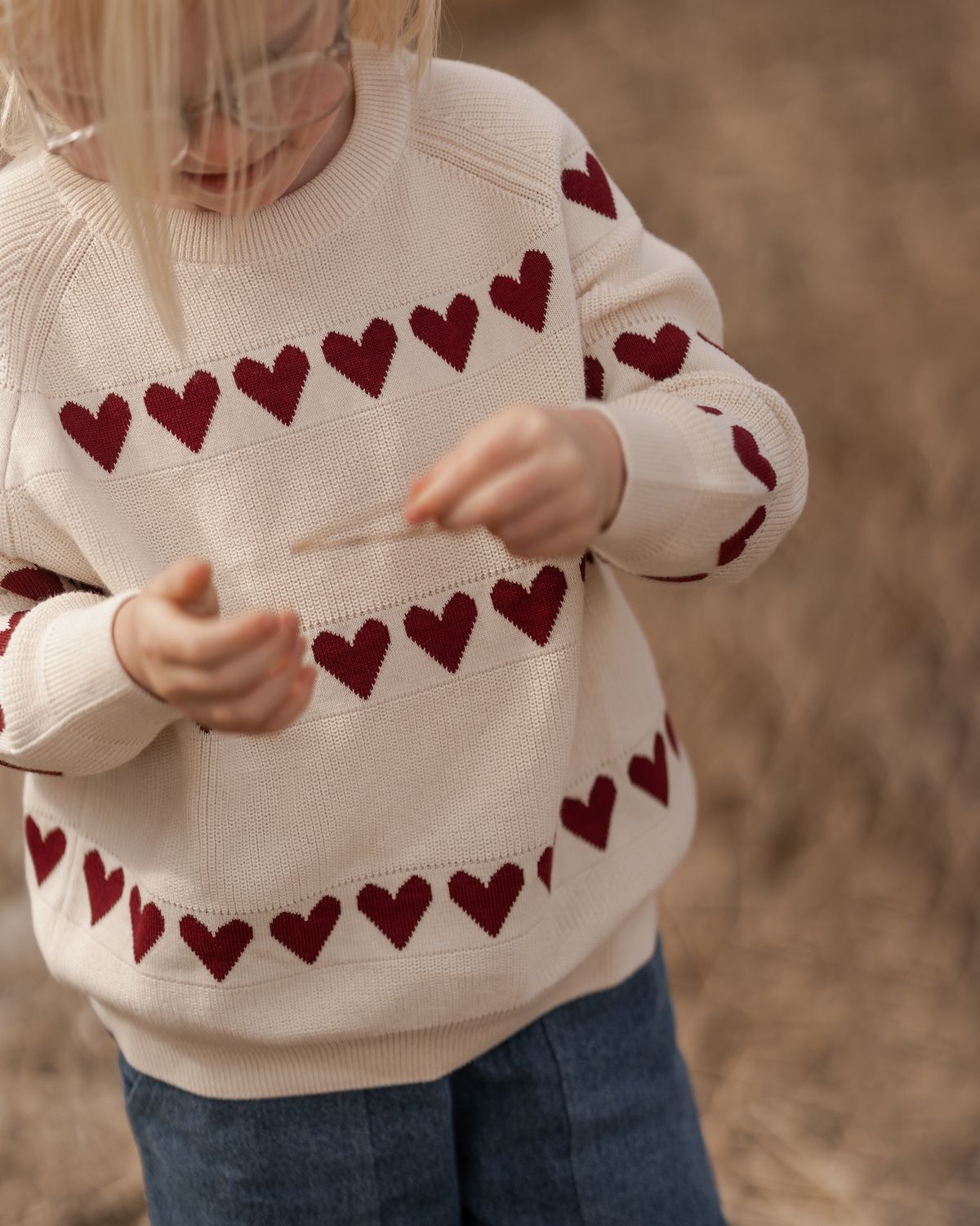 Herzen Pullover, Size: 98