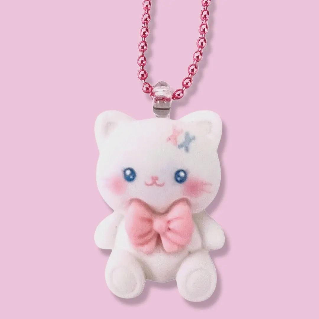 Pop Cutie Mochi Kitten Halskette