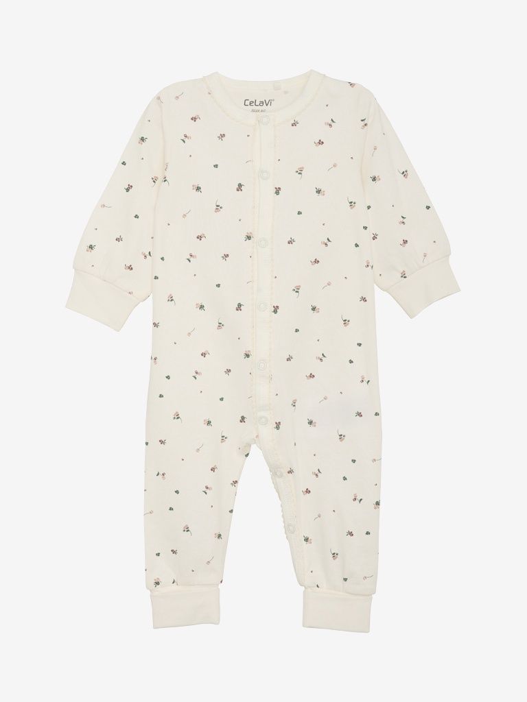 Nightsuit w. AOP, Color: Rose Brown, Size: 50