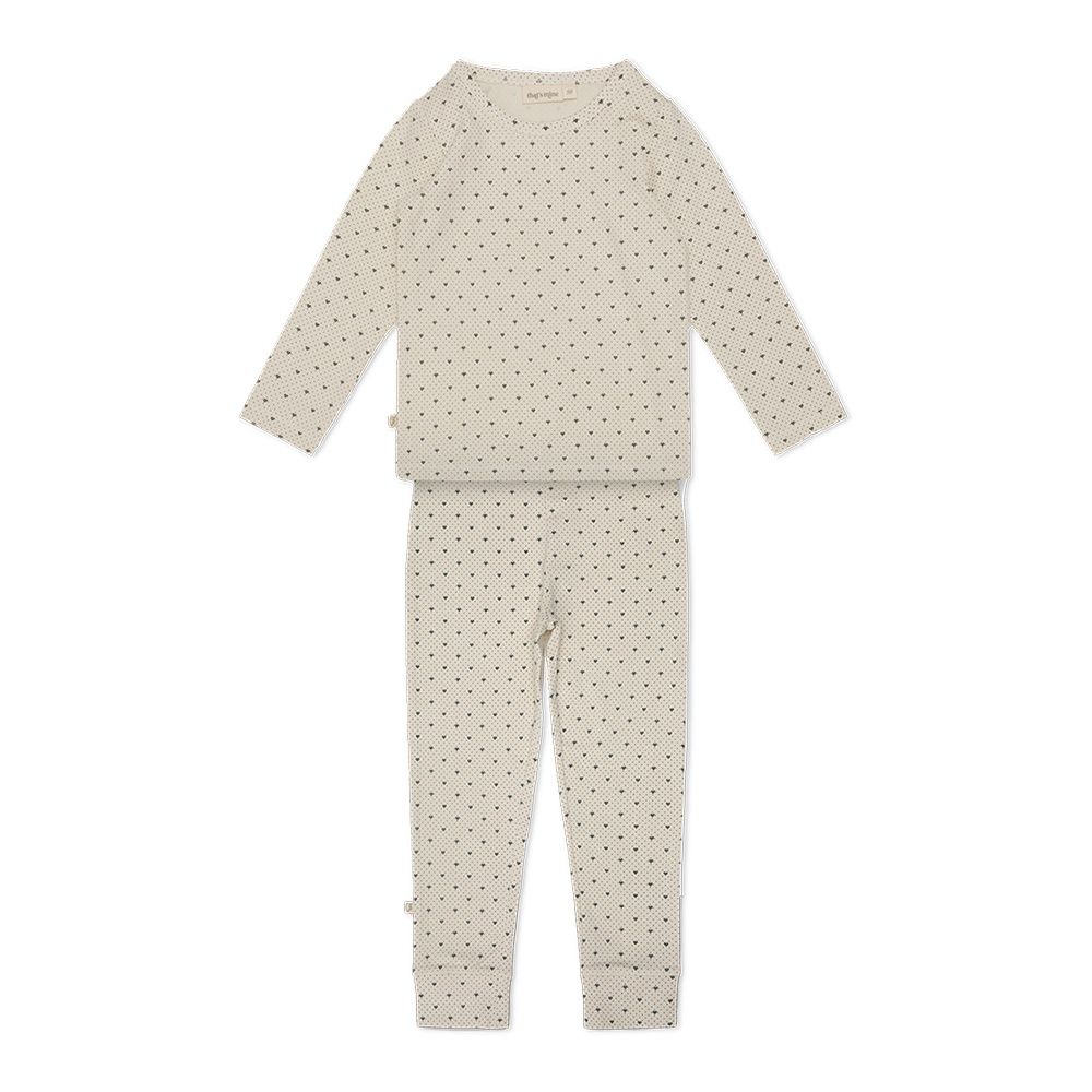 Emilio Homewear Set, Color: Lots of love sky, Size: 92cm - 2Y