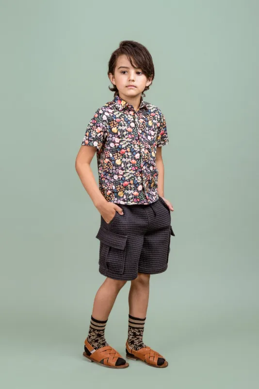 Cargo Shorts Mari - Schwarz