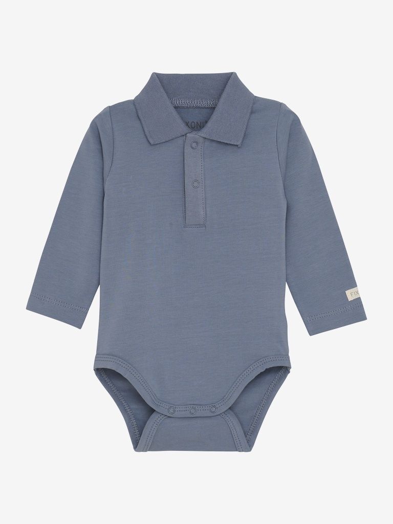 Body LS mit Kragen Flint Stone, Size: 80