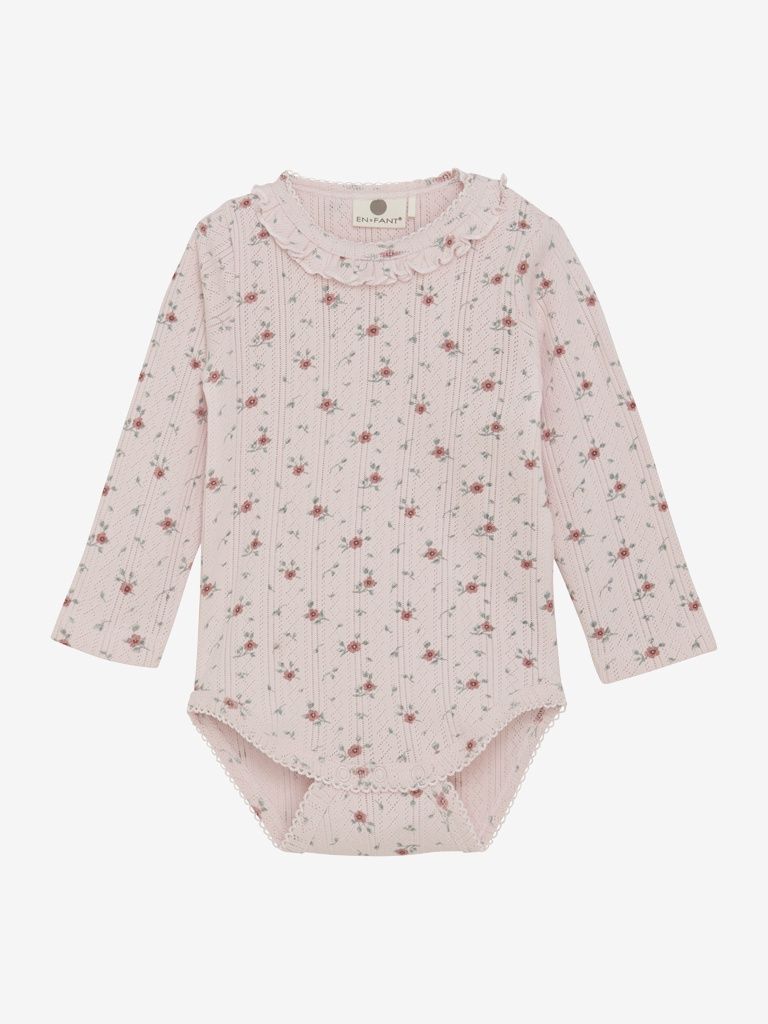 Body LS Pointelle Veiled Rose, Size: 62