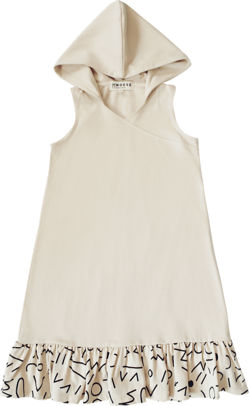 Printed Raps Kleid