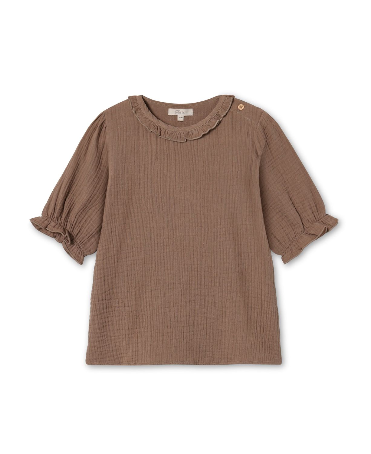 Blooming SS Blouse Pine Bark, Size: 3Y/98