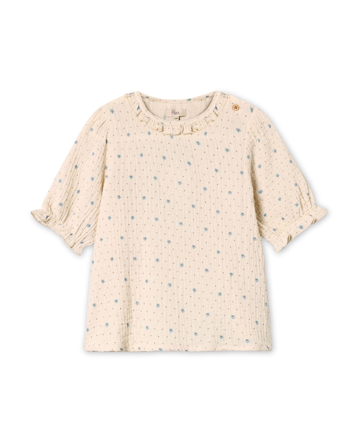 Blooming SS Blouse Sandshell, Size: 12M/80