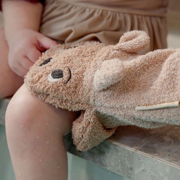 Waschhandschu Baby Bär