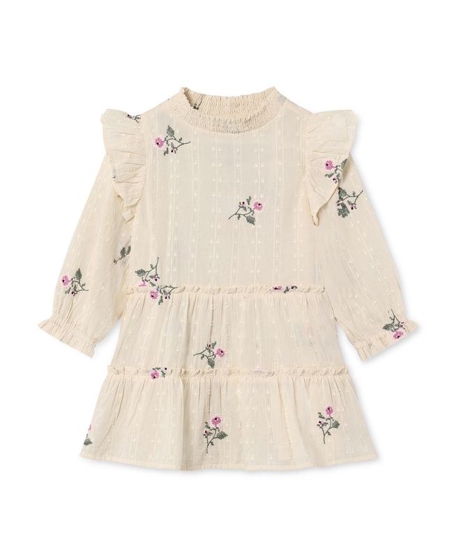 Dobby LS Rose Ember Kleid