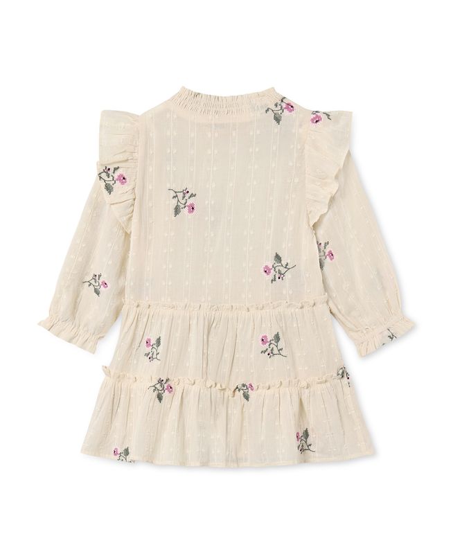 Dobby LS Rose Ember Kleid