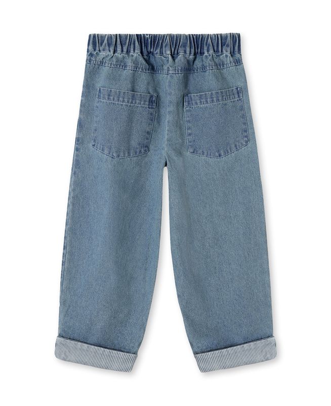 Don Contrast Denim Hose
