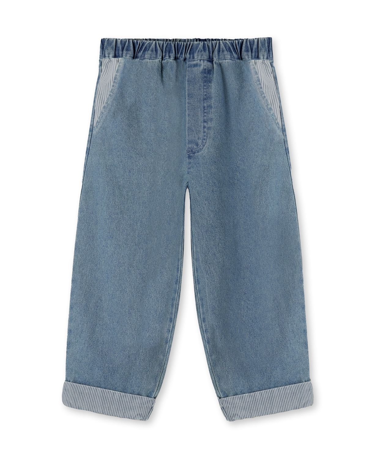 Don Contrast Denim Hose, Size: 12M/80