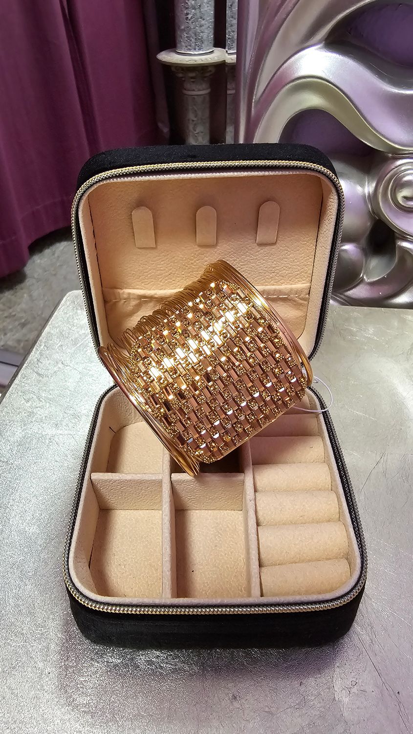 Pulsera brillo cobre