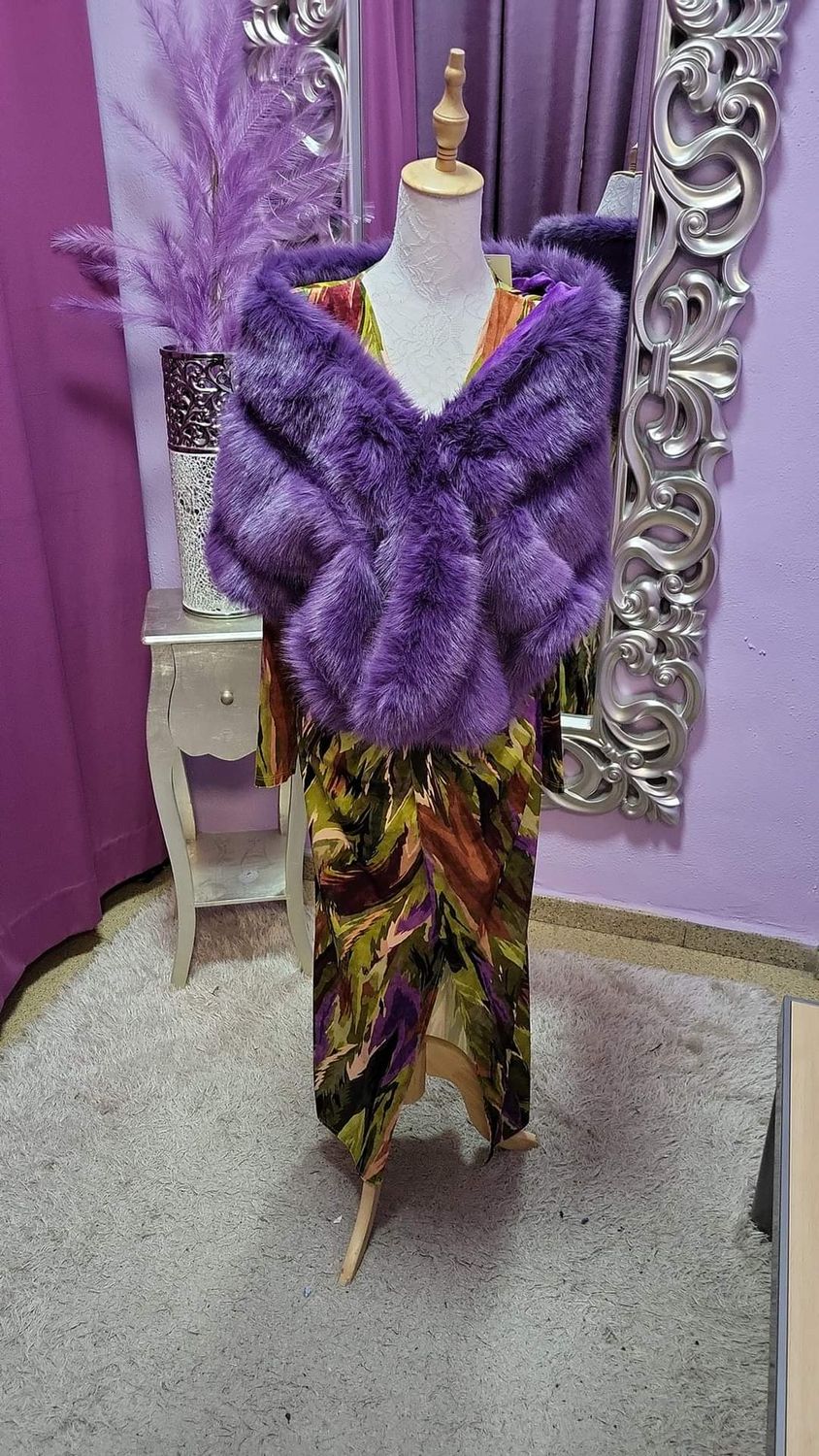 Estola  pelo Malva