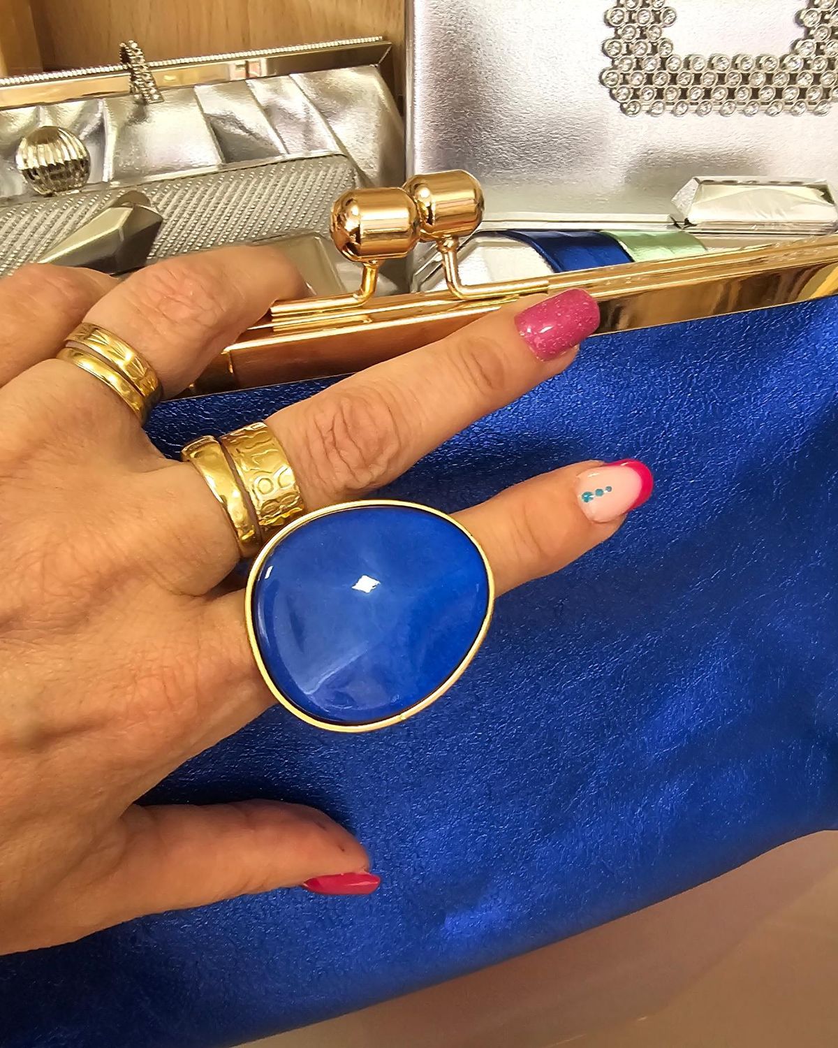 Anillo PEDRUSCO azul