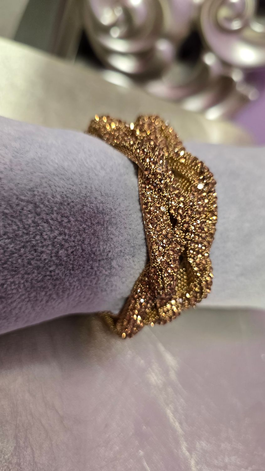 Brazalete TRENZADO  brillo